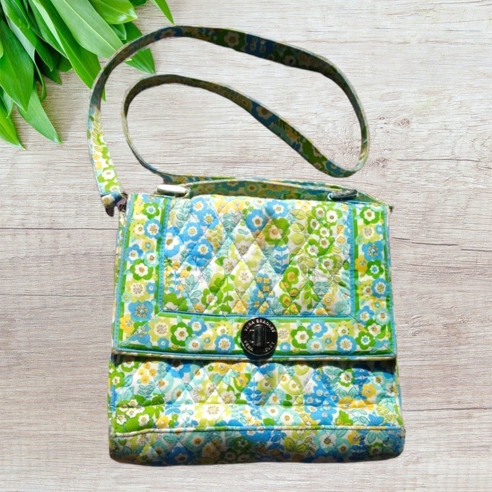 Retired Vera Bradley English Meadow Julia Convertible Crossbody Bag 2011